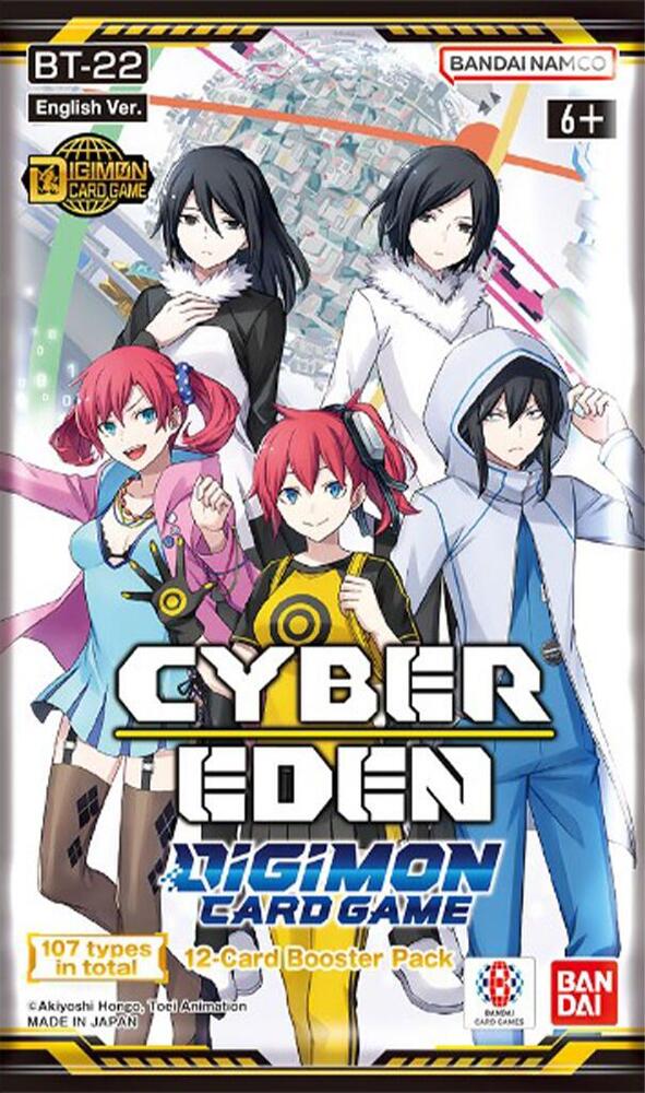 Digimon Cyber Eden Booster Pack - Cyber Eden (BT22)