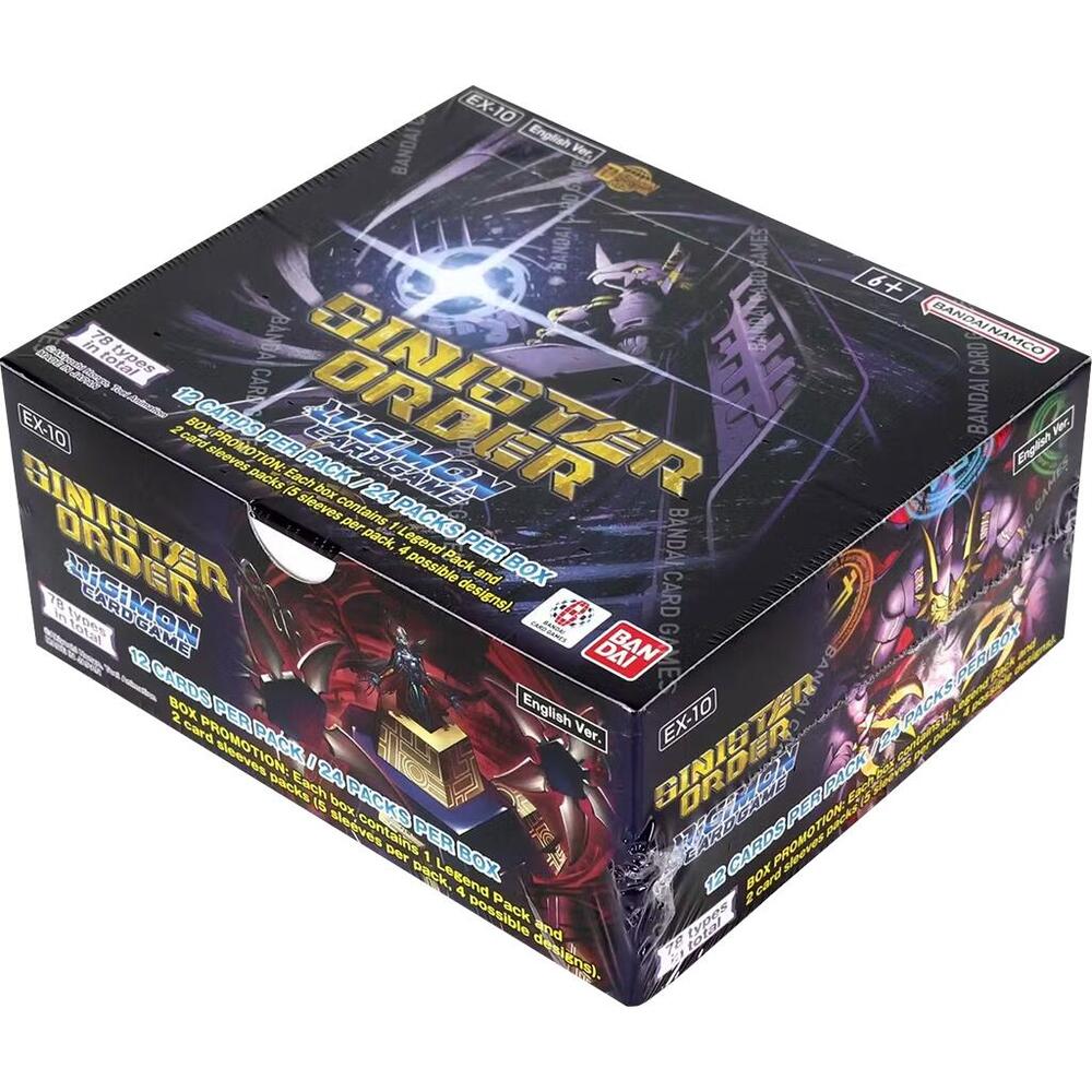 digimon tcg great legend booster box DIGIMON TCG: Sinister Order Booster Box