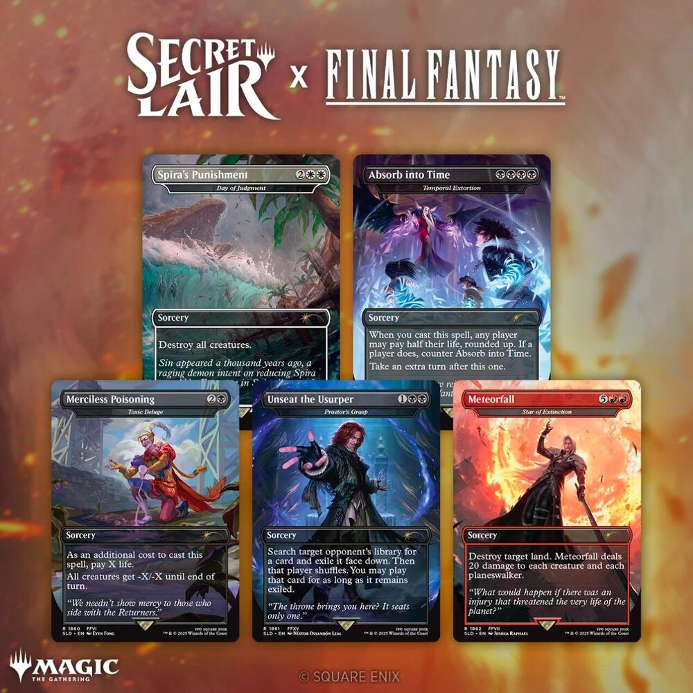 Magic the Gathering Secret Lair x Final Fantasy Game Over (Non-Foil Edition)