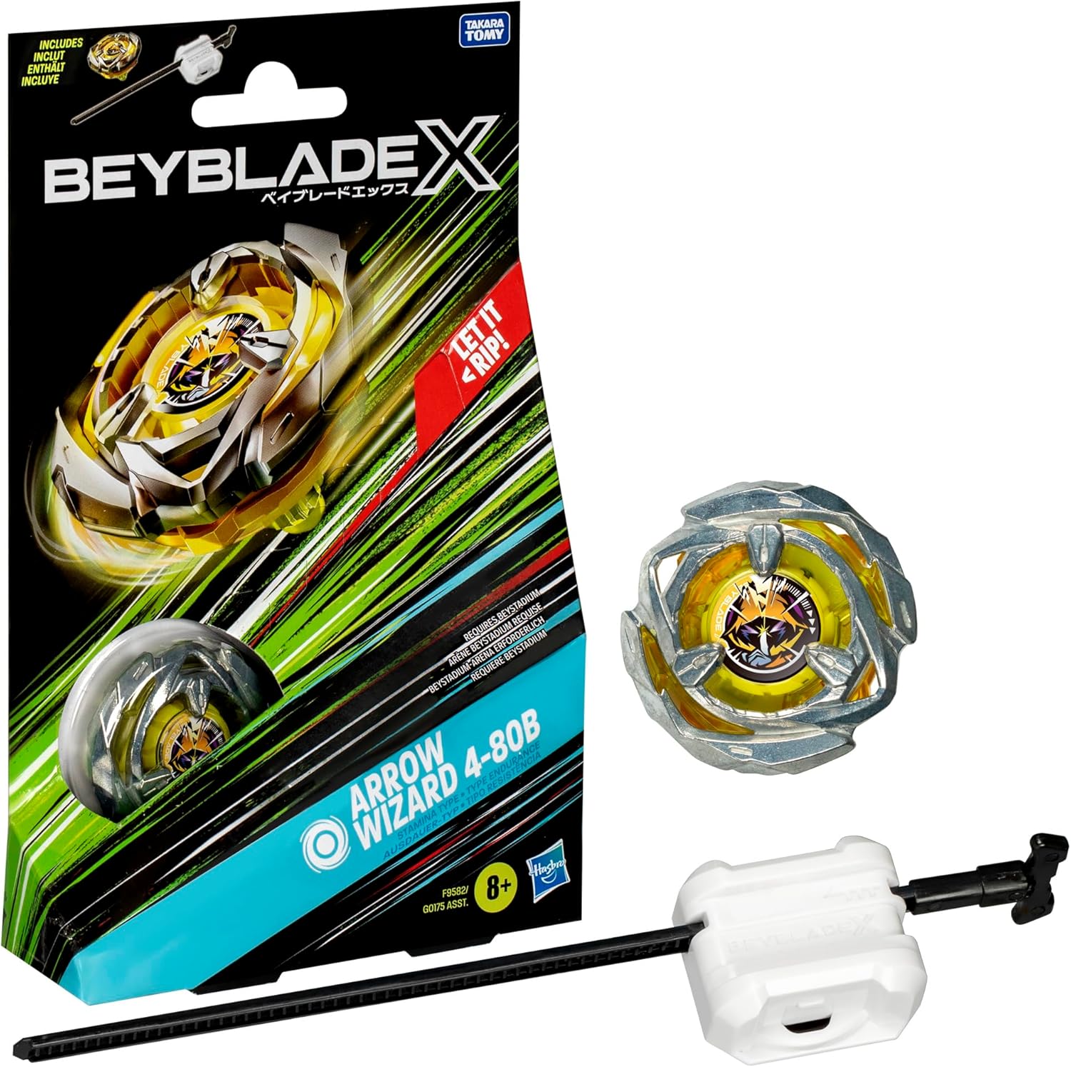 Beyblade X: Arrow Wizard 4-80B Starter Pack