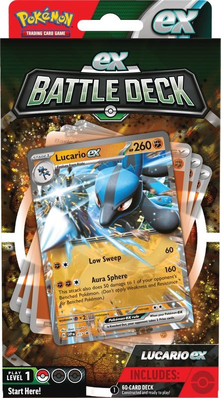 Pokémon TCG: Lucario ex Battle Deck – Lake Hartwell Collectibles