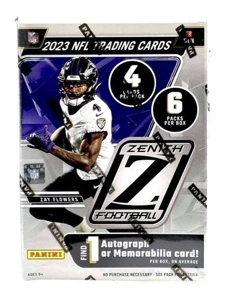 2023 Panini Zenith NFL Football Blaster Box