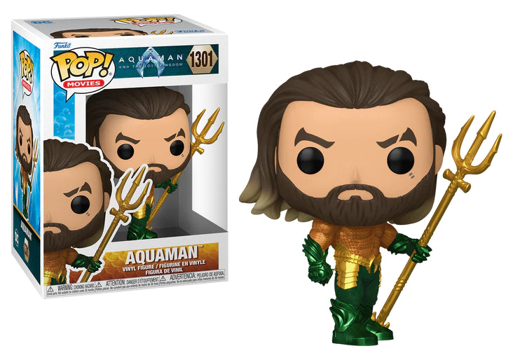 DC Aquaman 2 & The Lost Kingdom: Aquaman Hero Suit - Movies Funko Pop! #1301