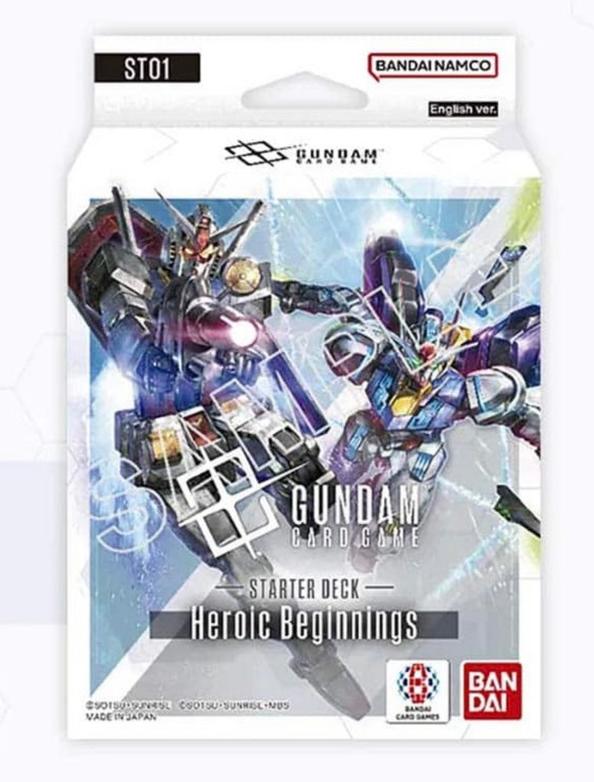 Bandai Gundam Card Game - Starter Deck 01: Heroic Beginnings (ST01)