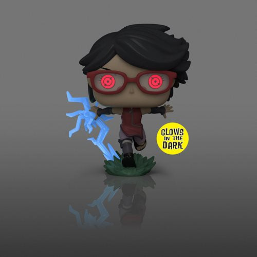 Boruto Sarada with Sharingan Glow-in-the-Dark Funko Pop! Vinyl Figure - Entertainment Earth Exclusive