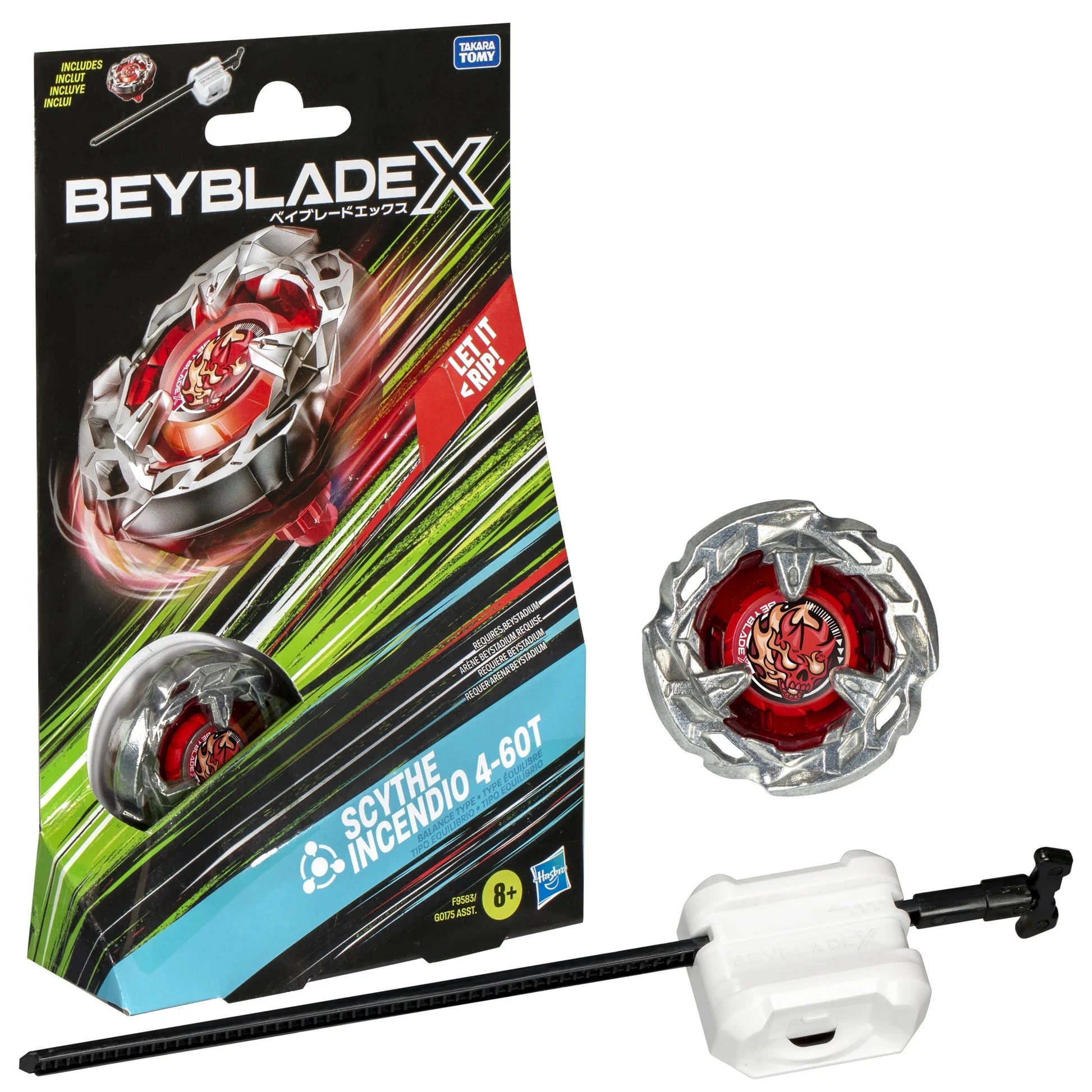 Beyblade X: Scythe Incendio 4-60T Starter Pack