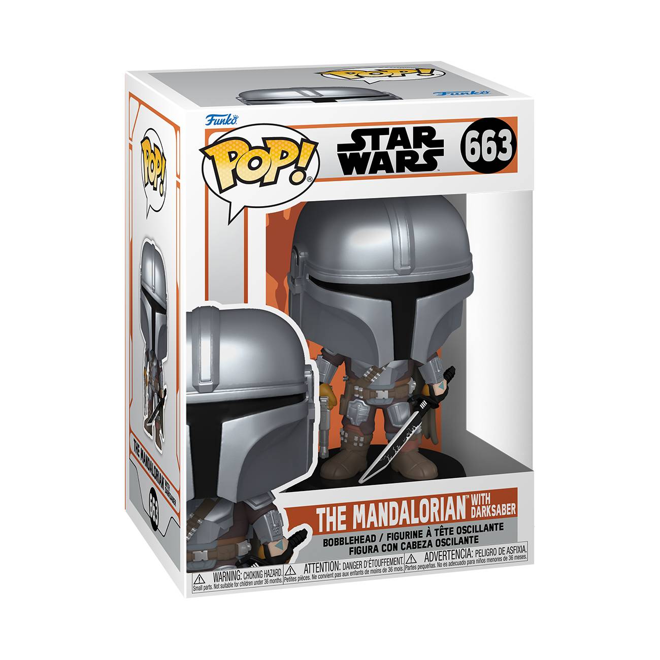 POP VINYL MANDALORIAN MANDALORIAN W/ DARK SABER (C: 1-1-2)