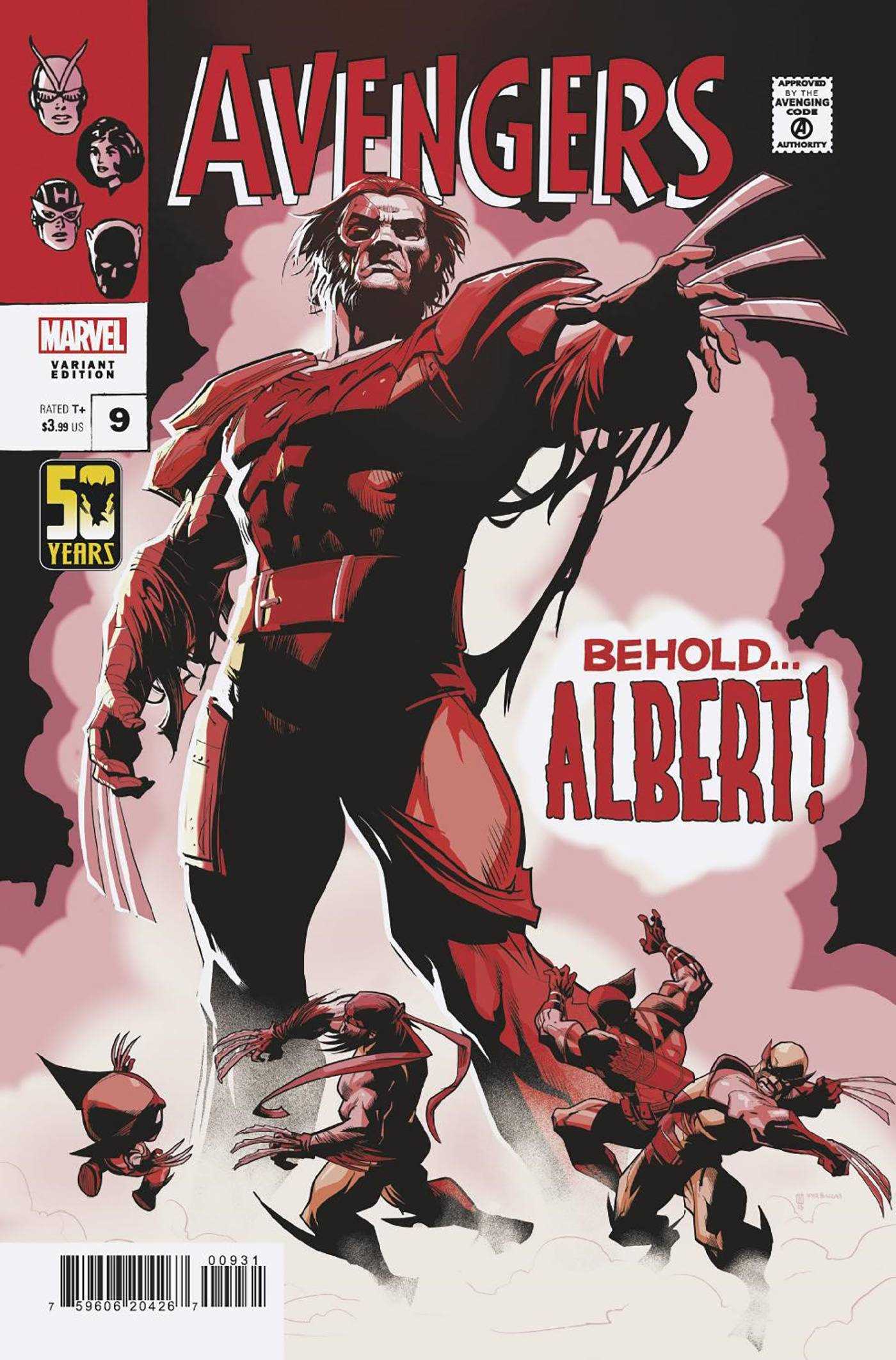 AVENGERS #9 PETE WOODS WOLVERINE WOLVERINE WOLVERINE VAR