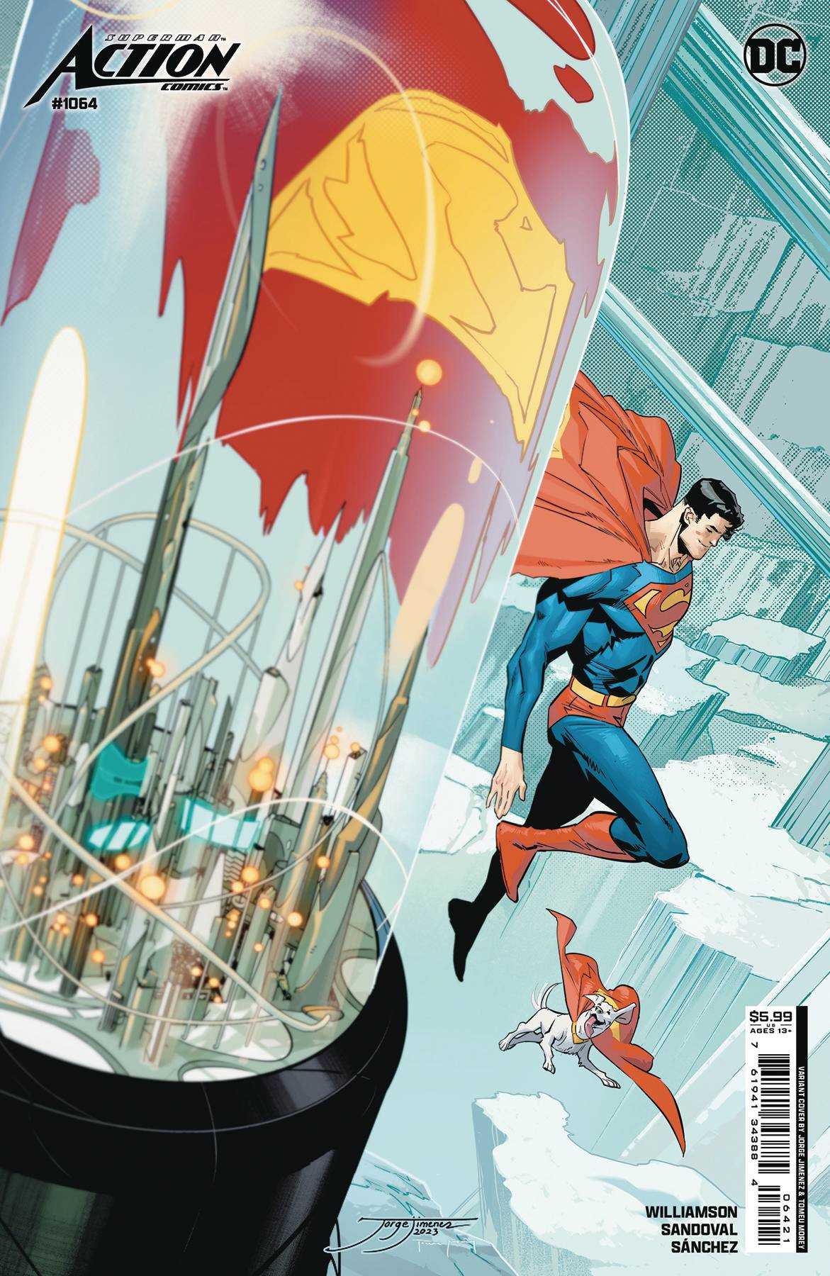 ACTION COMICS #1064 CVR B JORGE JIMENEZ CSV HOB
