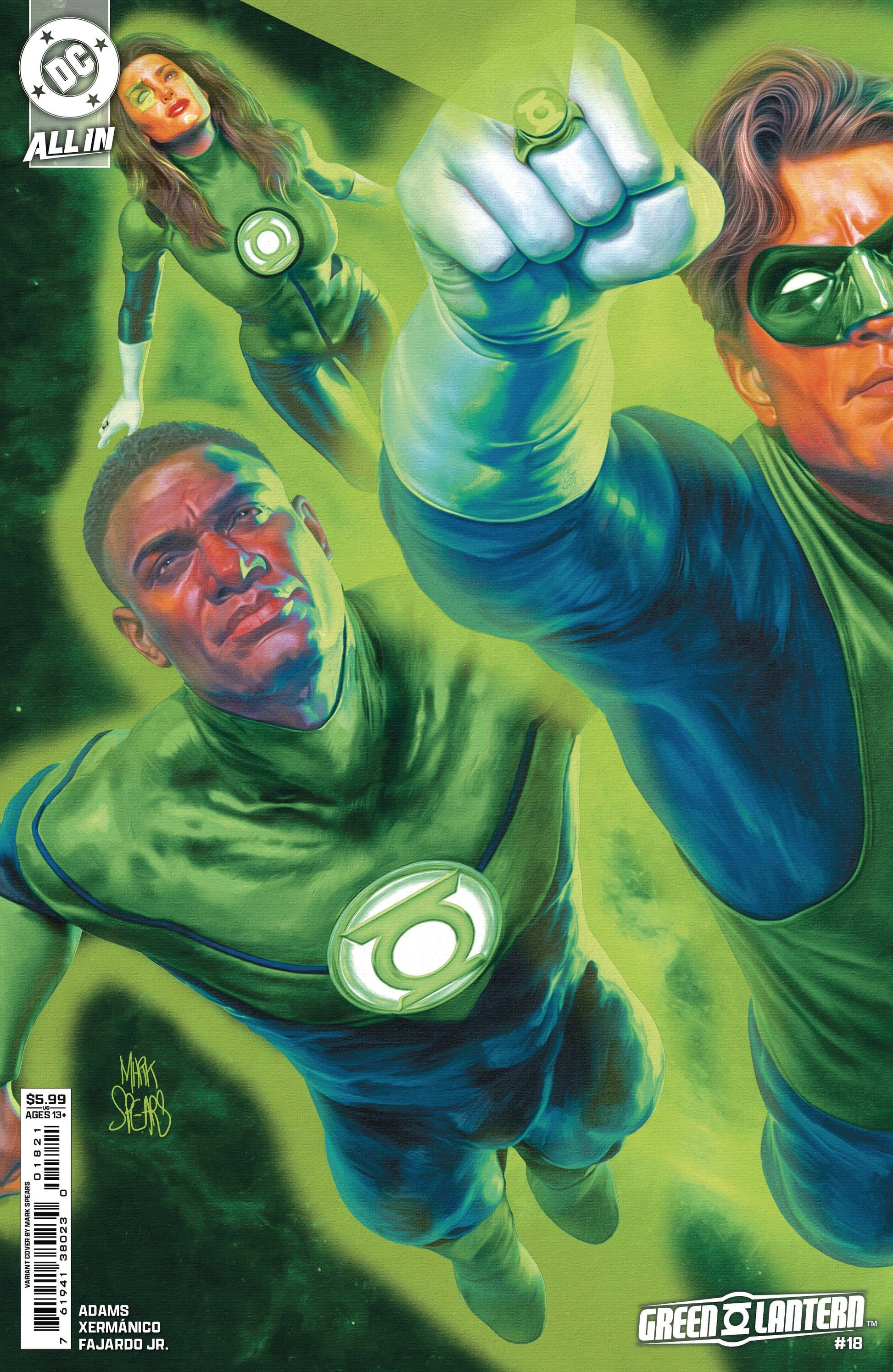 GREEN LANTERN #18 CVR B MARK SPEARS CONNECTING CSV