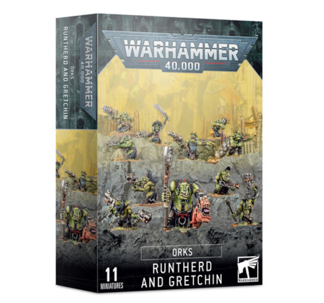 Warhammer 40K: Orks Runtherd and Gretchin Set