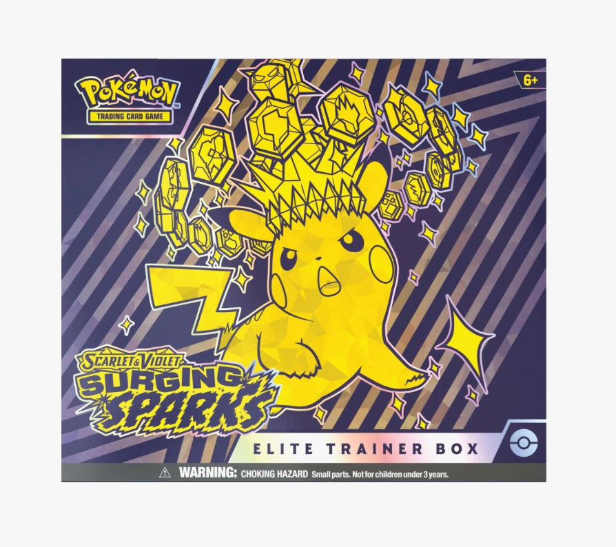 pokemon surging sparks card set Pokemon: Surging Sparks (SV08) Elite Trainer Box – Lake Hartwell  Collectibles