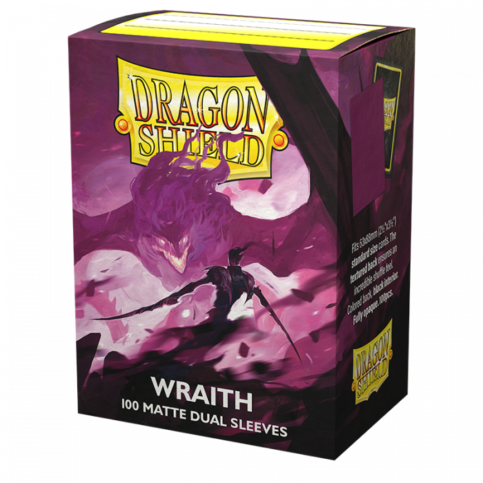 Dragon Shield: Matte Dual Sleeves - WRAITH (100ct)