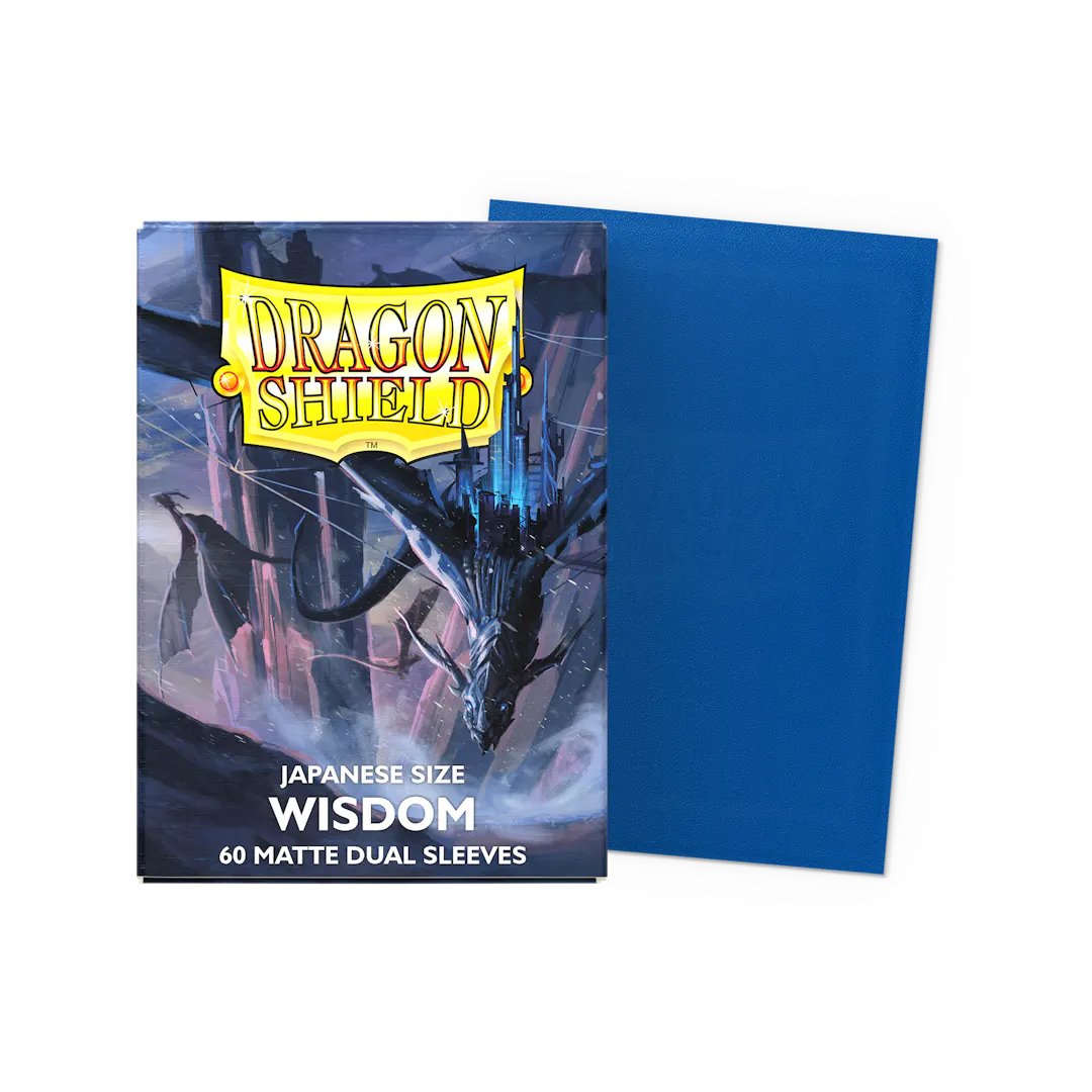 Dragon Shield: Matte Dual Japanese Sleeves - WISDOM (60ct)