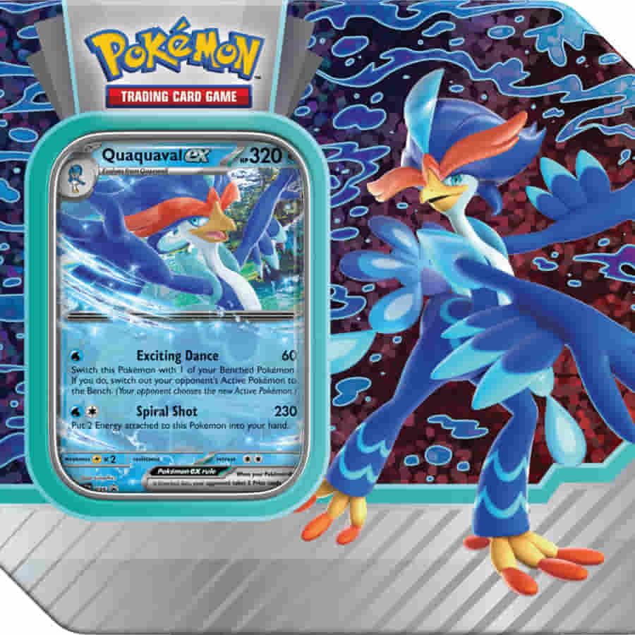 Pokémon TCG: Quaquaval ex - Paldea Partners Tin