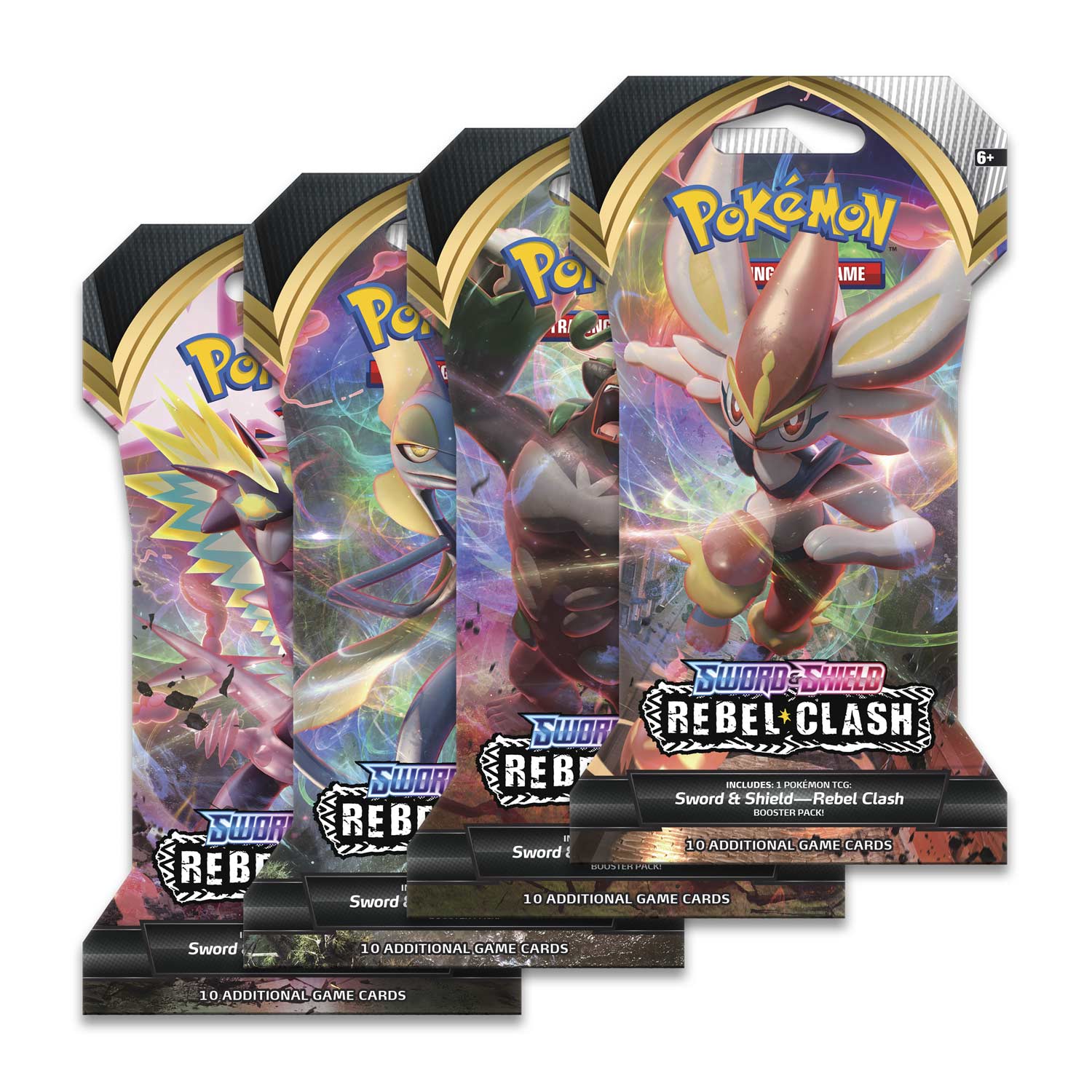Pokemon Rebel Clash TCG Booster Hanger Pack
