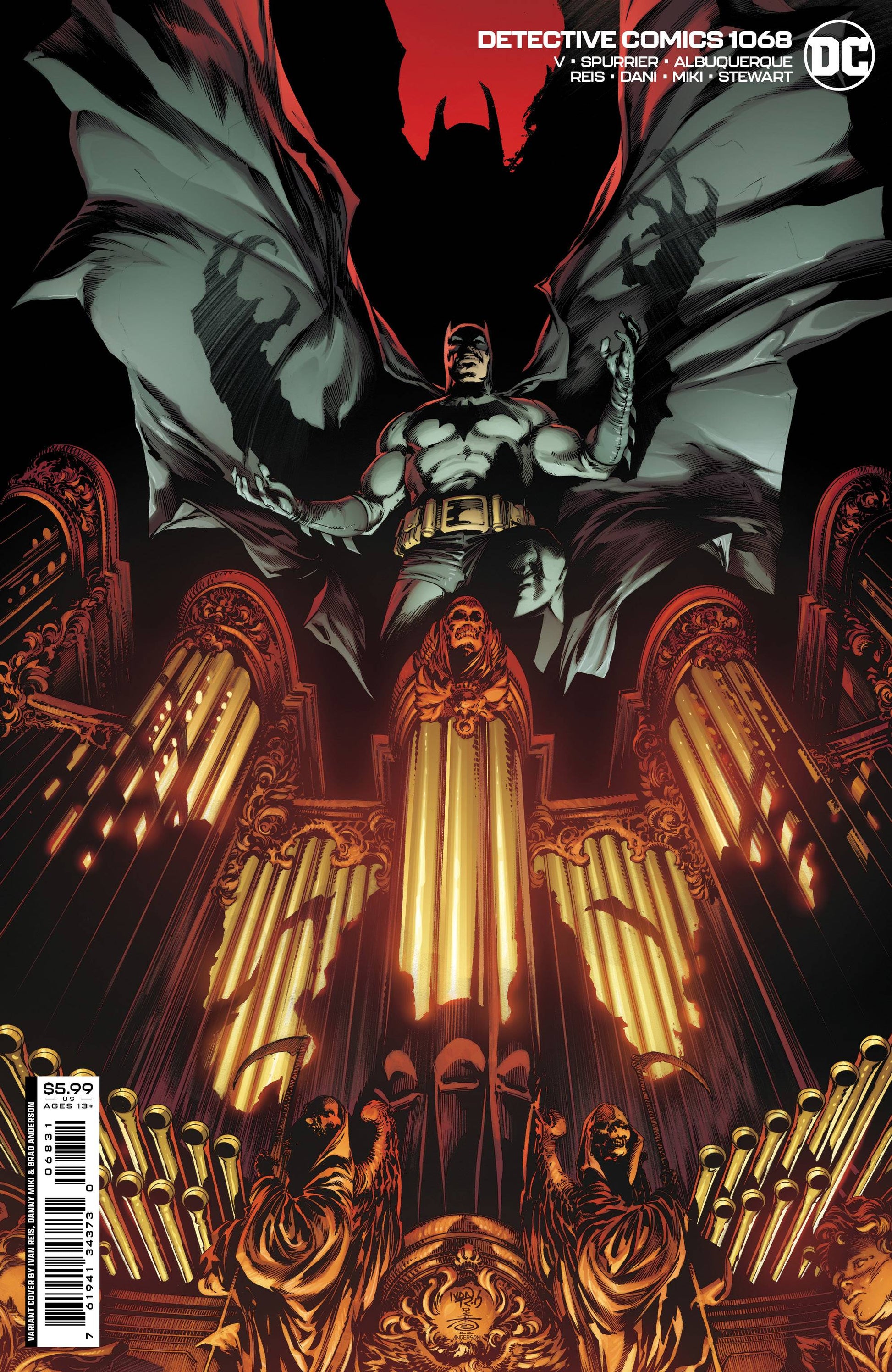 DC Comics: DETECTIVE COMICS #1068 CVR C IVAN REIS CARD STOCK VAR