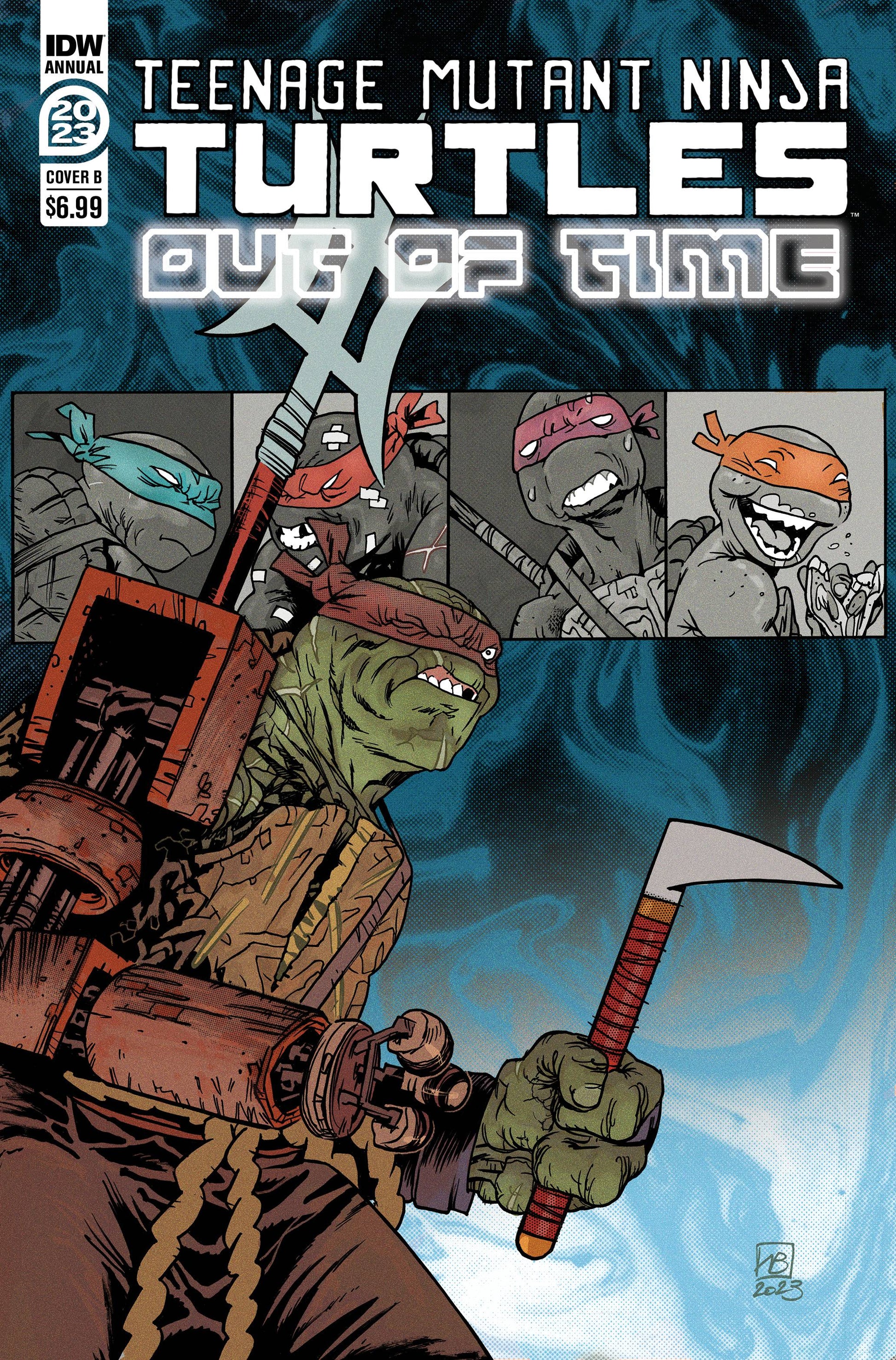 TMNT ANNUAL 2023 CVR B LEGOSTAEV