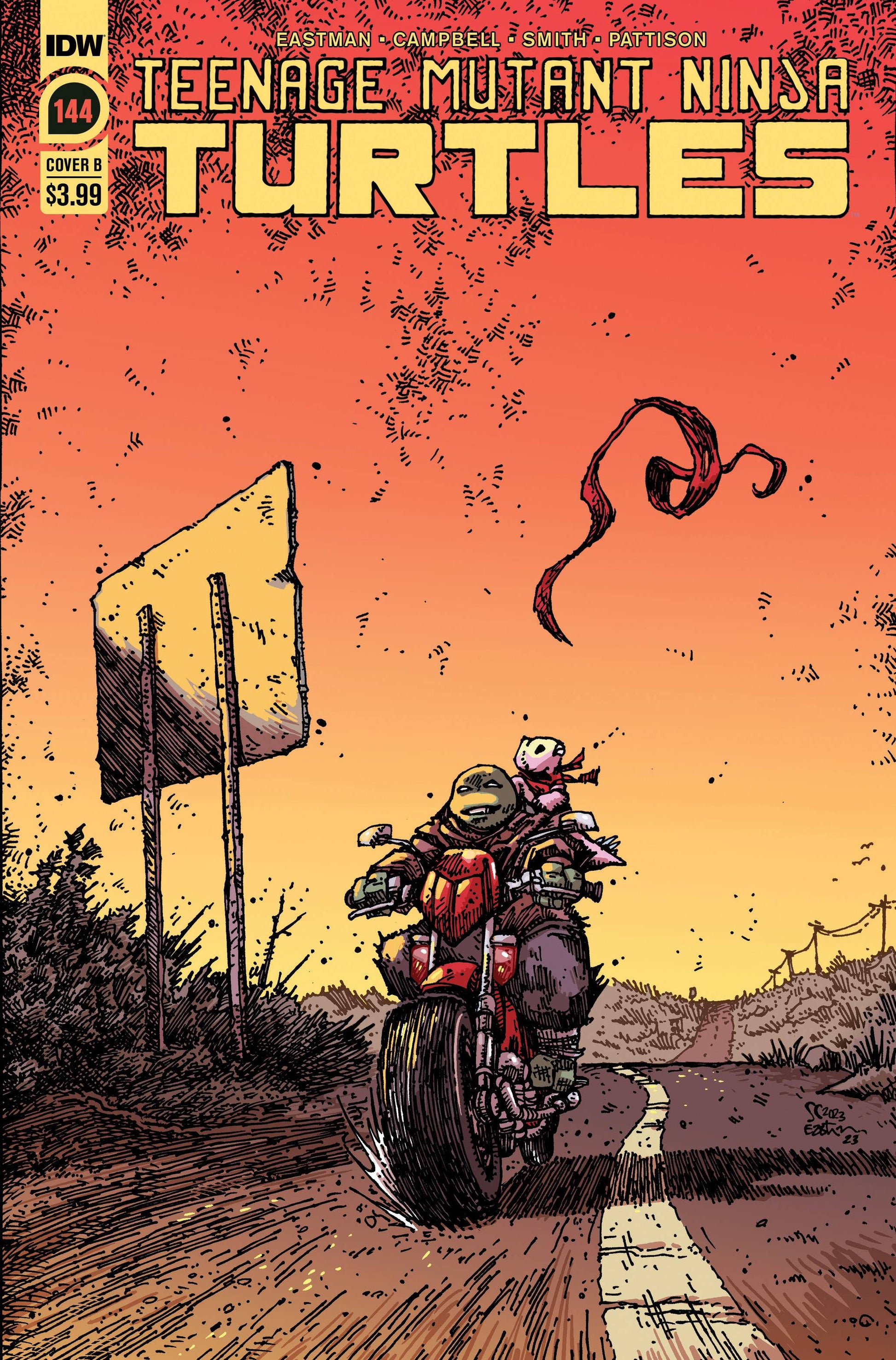 TMNT ONGOING #144 CVR B EASTMAN