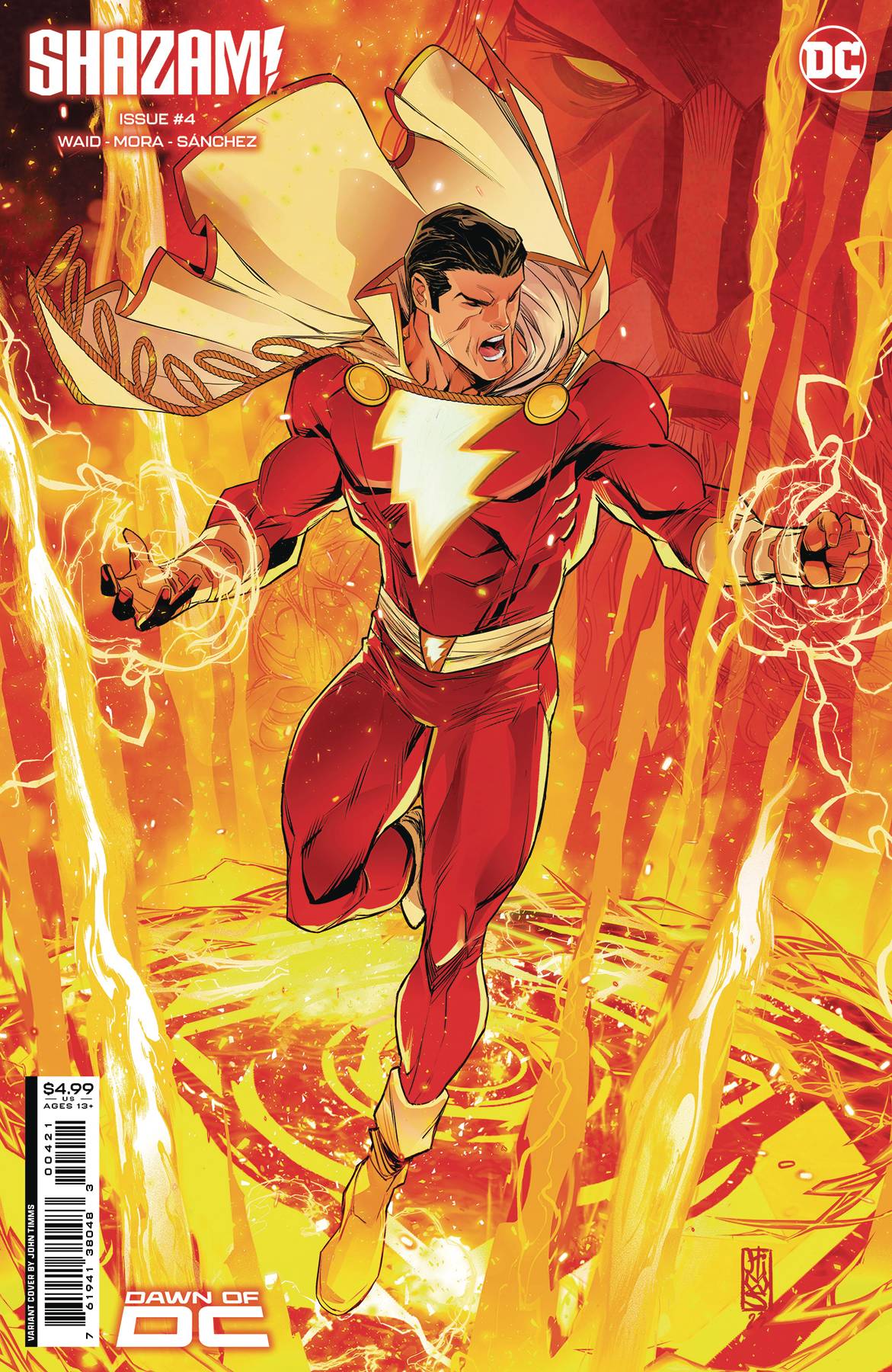 SHAZAM #4 CVR B JOHN TIMMS CS VAR