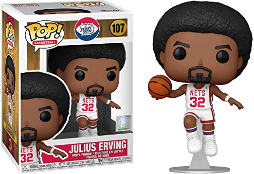 NBA LEGENDS Nets: Julius Erving - Basketball Funko Pop! Vinyl
