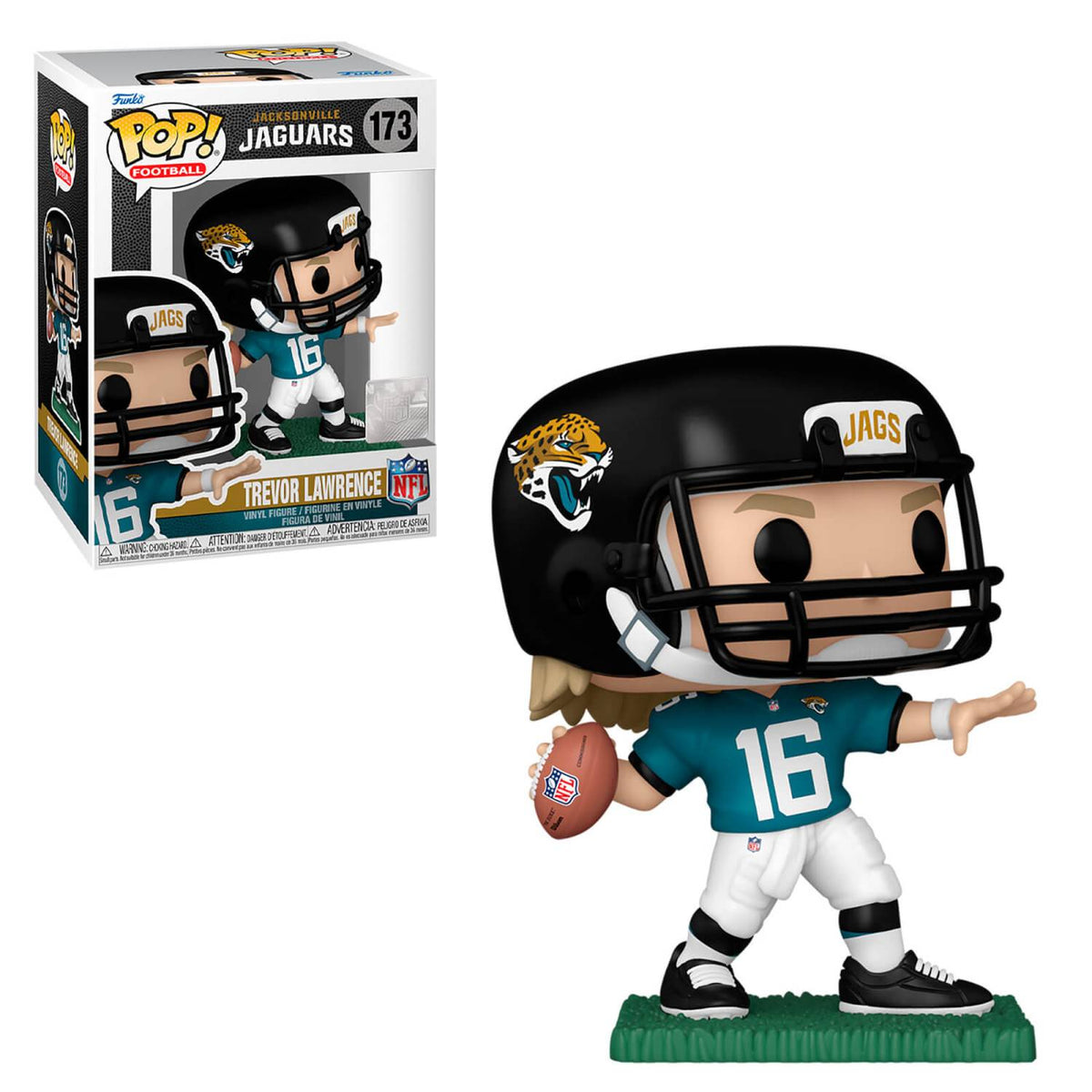 NFL Football: Trevor Lawrence (Jaguars) Gold Premium Vinyl Figure by Funko