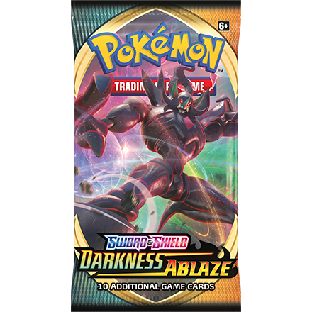 Pokemon Sword and Shield Darkness Ablaze Booster Pack