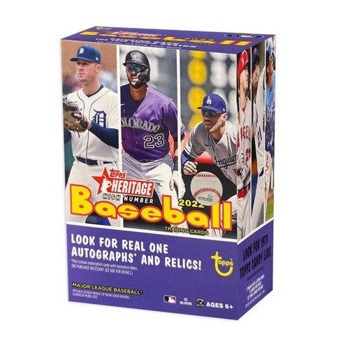 2022 Topps Heritage High Series MLB Baseball Blaster Box