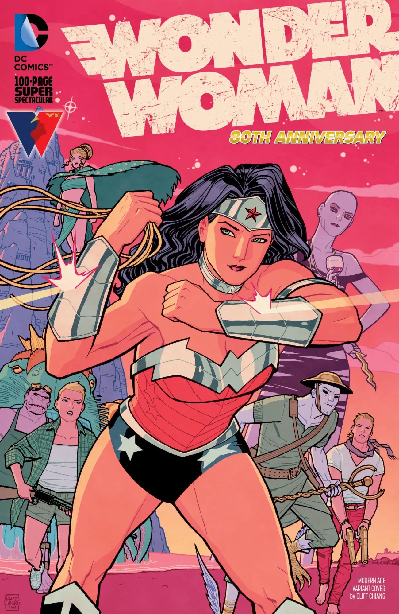 DC Comics: Wonder Woman - 80th Anniversary Modern Age Variant Cover