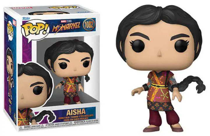 Ms. Marvel Aisha vinyl figuur 1082 Funko Pop! standaard : Funko Ms. Marvel Aisha vinyl figuur 1082 Funko Pop! standaard : Funko