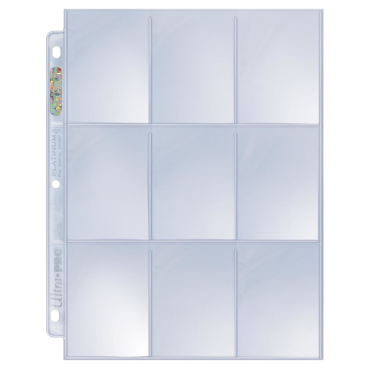 Ultra Pro 9-Pocket Trading Card Pages - Platinum Series Pages