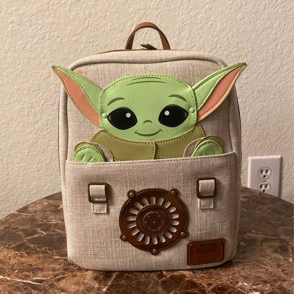 Baby Yoda popular Grogu Mini Backpack