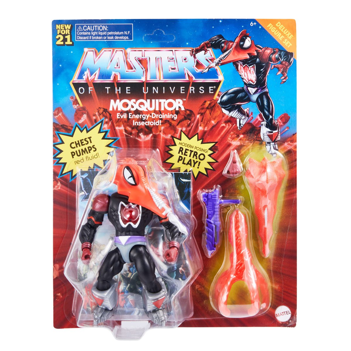 MOTU Origins Deluxe Mosquitor Evil Energy-Draining Insectoid Action Figure