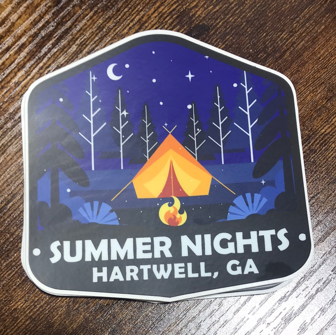Summer Nights Sticker