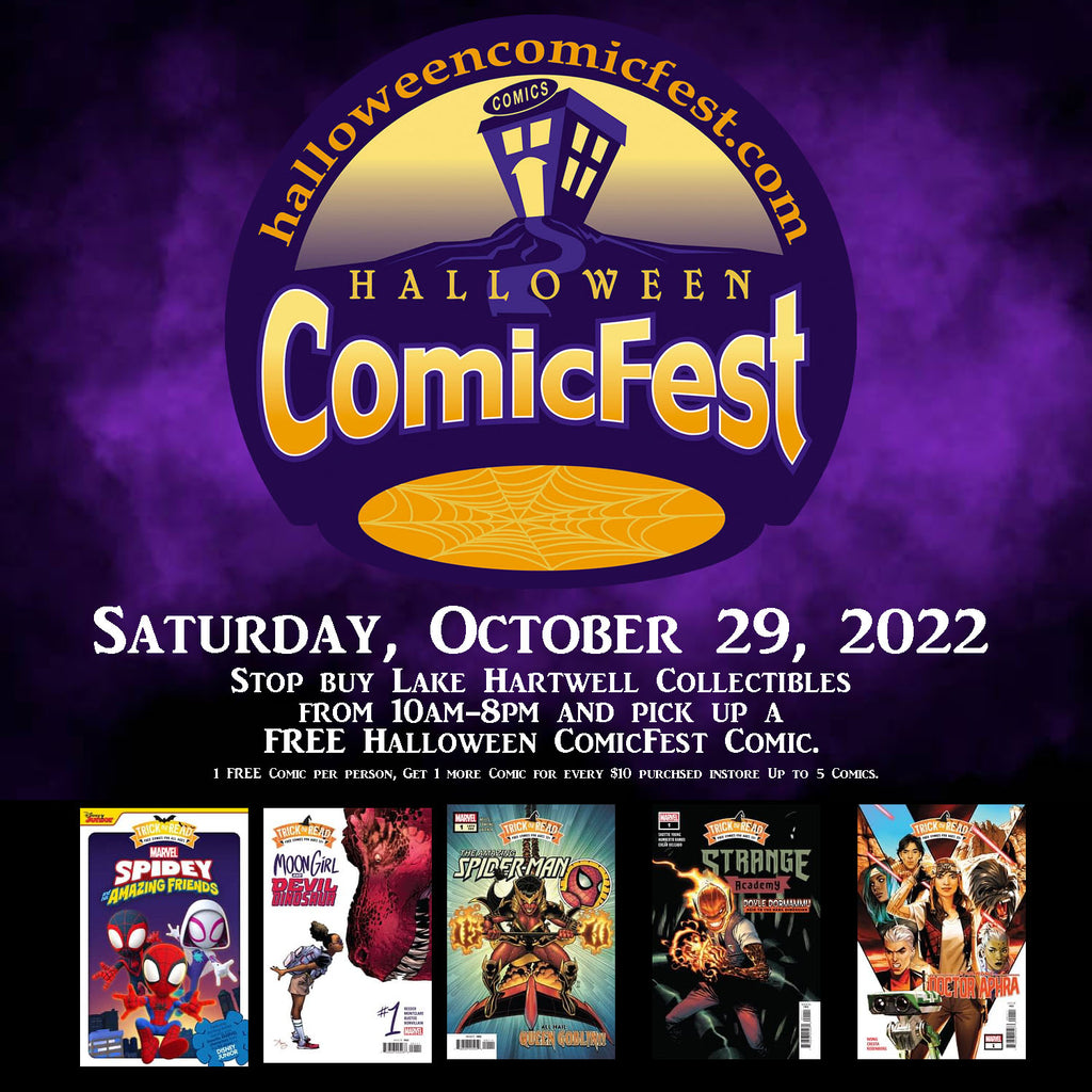 Halloween Comic Fest 2022 Set for Saturday, Oct. 29 at Lake Hartwell Collectibles!
