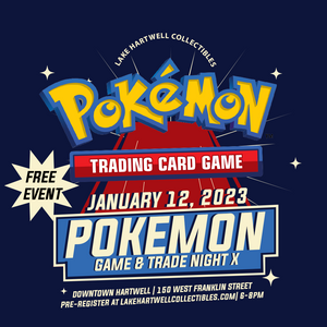 Pokemon Night Moves to Twice a Month with the First one being held on January 12!