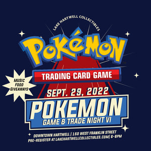 Pokemon Night Returns to Lake Hartwell Collectibles on Sept. 29, Register Here Today!