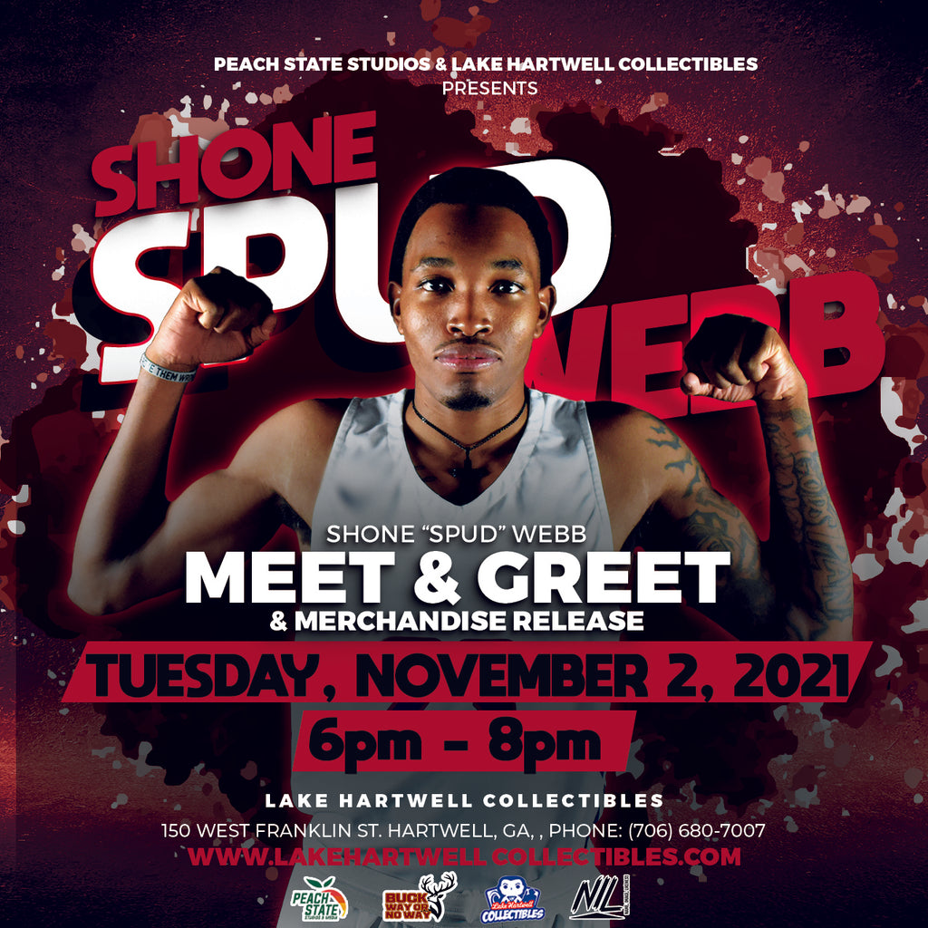 Shone "Spud" Webb Meet & Greet and Merchandise Launch to be held Nov. 2!