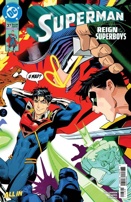 SUPERMAN #37 CVR A DAN MORA (THE REIGN OF THE SUPERBOYS)