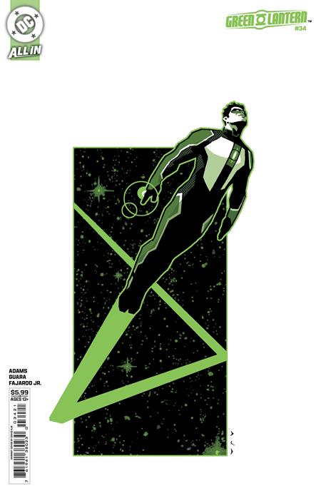GREEN LANTERN #34 CVR B DAVID AJA CARD STOCK VAR