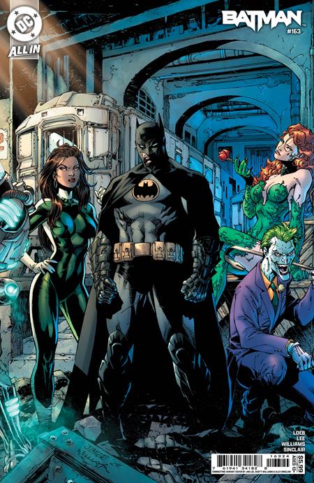 BATMAN #163 CVR B JIM LEE & SCOTT WILLIAMS BATMAN CONNECTING MIDDLE CARD STOCK VAR COMIC
