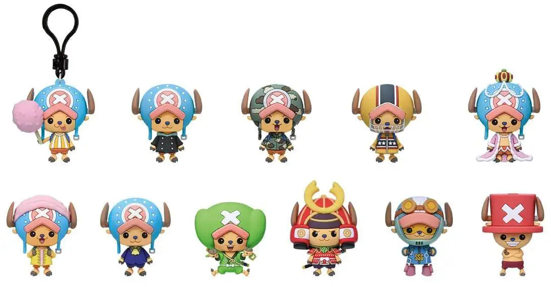 One Piece Series 8: Best of Chopper 3D Foam Bag Clip blind bag