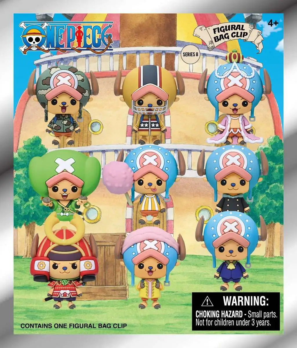 One Piece Series 8: Best of Chopper 3D Foam Bag Clip blind bag