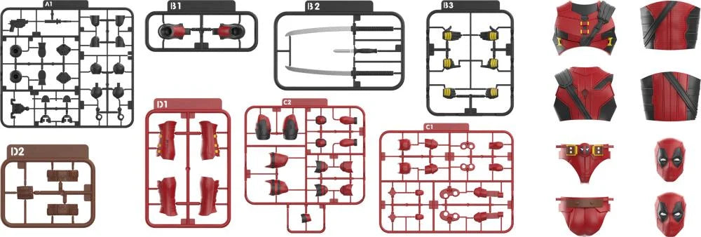 Blokees Marvel MCU Deadpool & Wolverine - Deadpool Champion Class Model Kit