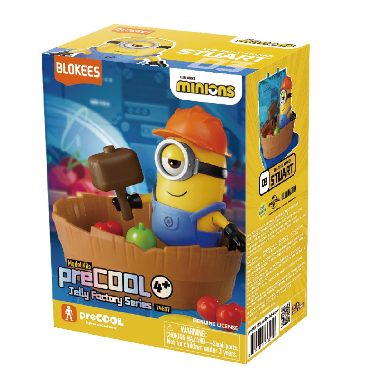 Blokees Minions - JELLY MAKE STUART - preCOOL: Minions Jelly Factory Series Model Kit