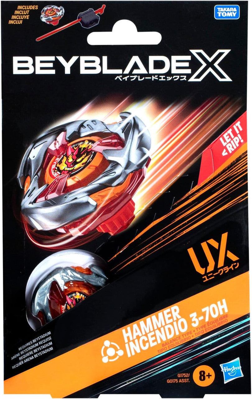 Beyblade X Hammer Incendio 3-70H UX Starter Set
