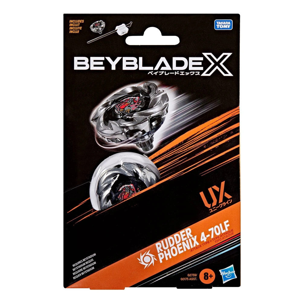 Beyblade X Rudder Phoenix 4-70LF Starter Pack