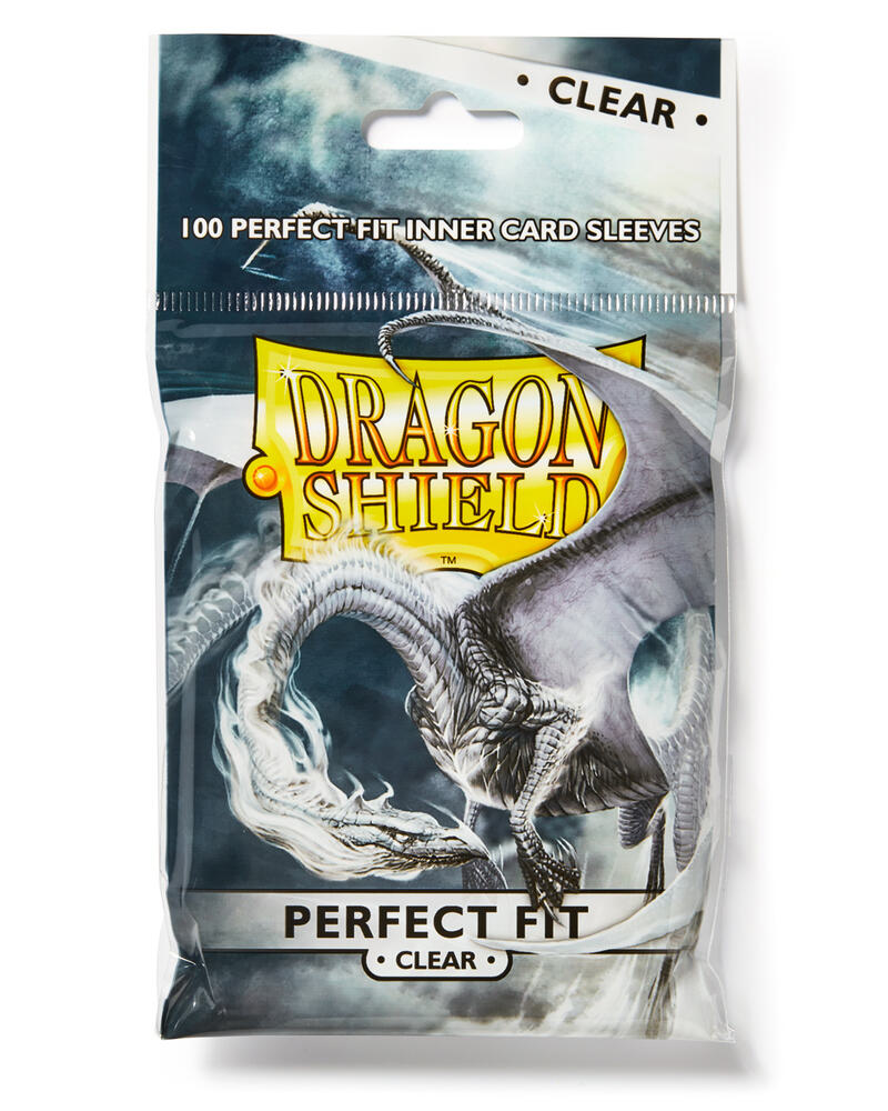 Dragon Shield : Clear Perfect Fit Inner card Sleeves (100ct)