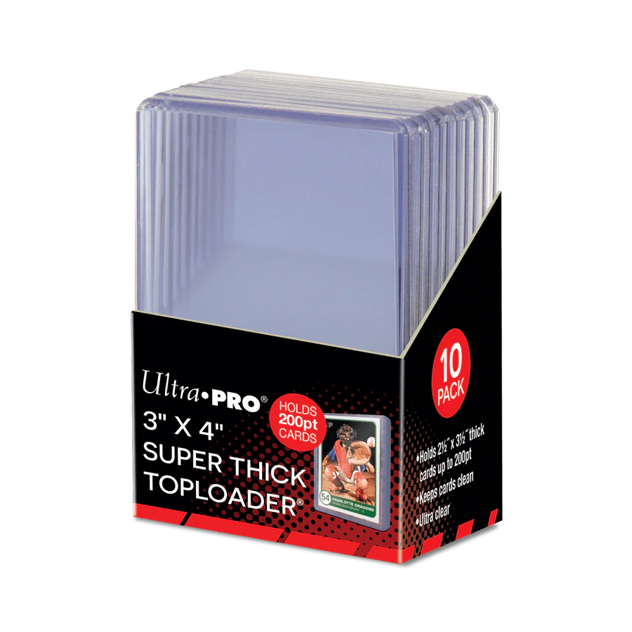 3" x 4" Super Thick 130PT TOPLOADER® Sleeves (10ct)