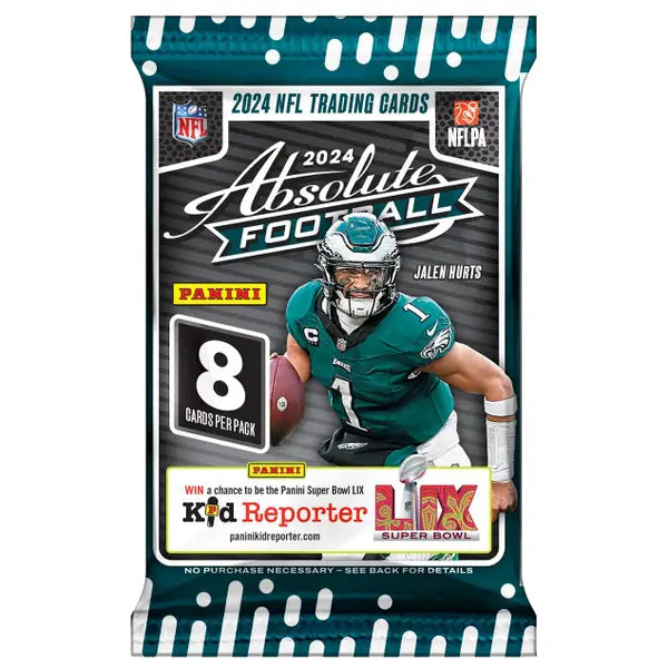 2024 Panini Absolute Football NFL 8 Card Pack